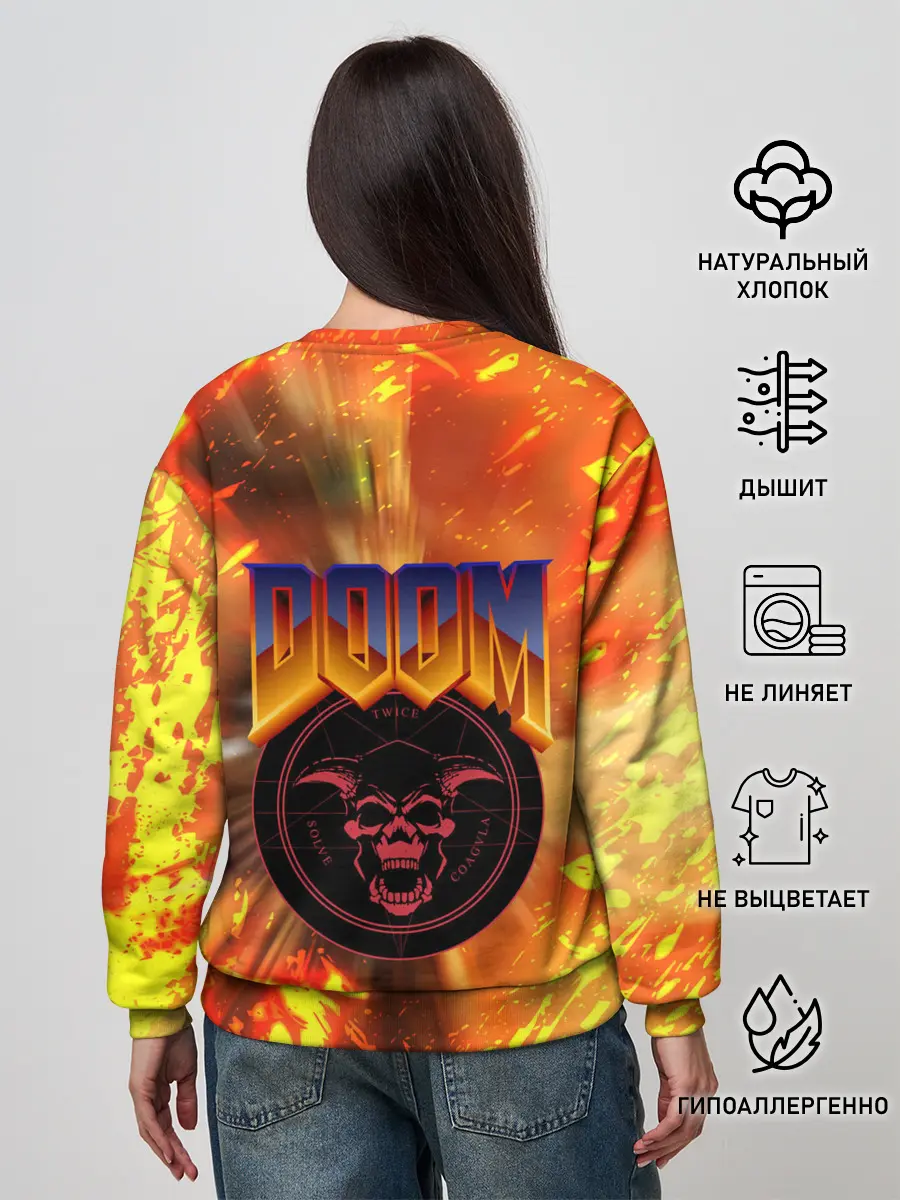 Женский свитшот / Doom ART