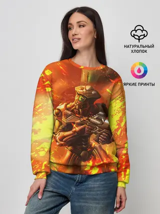 Женский свитшот / Doom ART