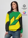 Женский свитшот / JDM GREEN YELLOW LOGO