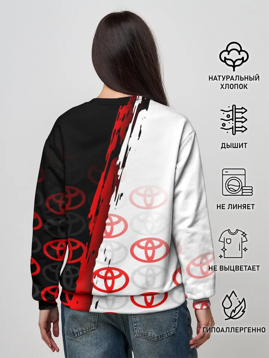 Женский свитшот / TOYOTA SPORT / GRUNGE / ГРАНЖ