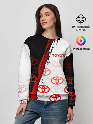 Женский свитшот / TOYOTA SPORT / GRUNGE / ГРАНЖ