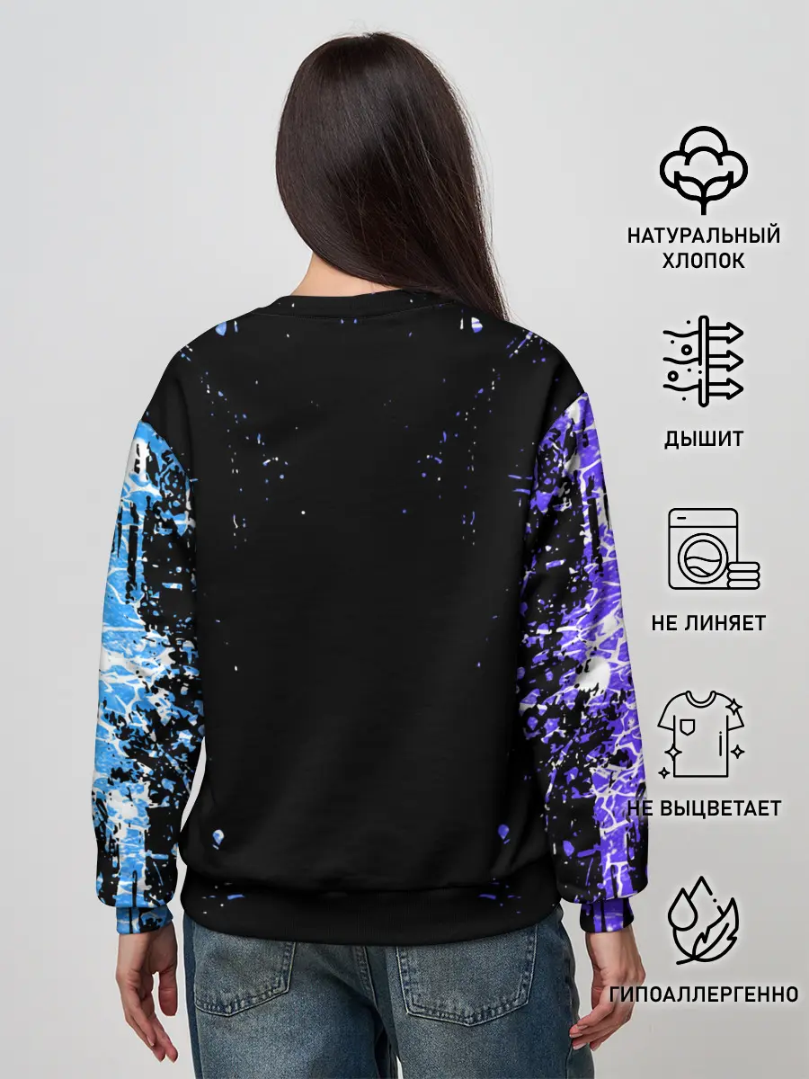 Женский свитшот / OVERLORD | оверлорд neon | НЕОН