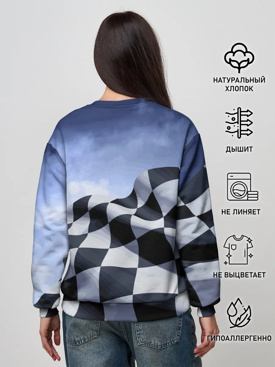 Женский свитшот / Bully - легендарный гонщик