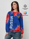 Женский свитшот / Патриот России. Я Русский!