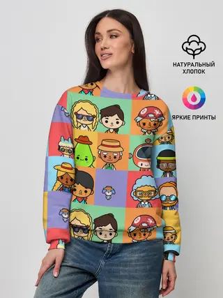 Женский свитшот / TOCA BOCA WORLD HERO