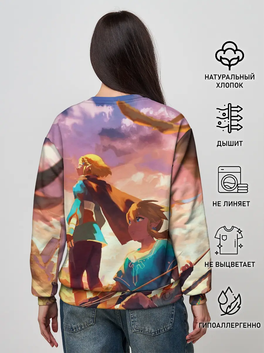 Женский свитшот / Legend of Zelda | Легенда о Зельде