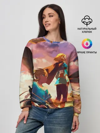 Женский свитшот / Legend of Zelda | Легенда о Зельде