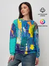Женский свитшот / Краской по ткани