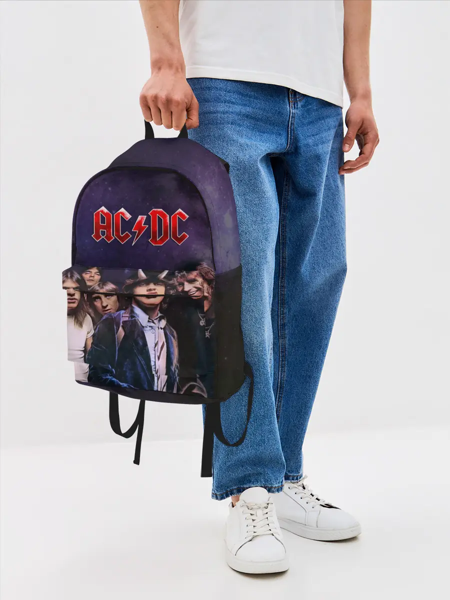 Рюкзак джинсовый / AC/DC