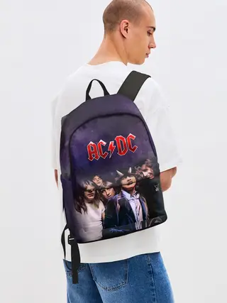 Рюкзак джинсовый / AC/DC