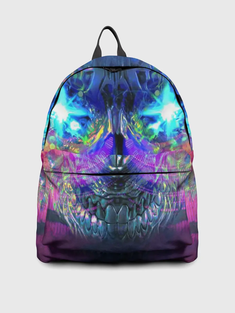 Рюкзак джинсовый / Черепок