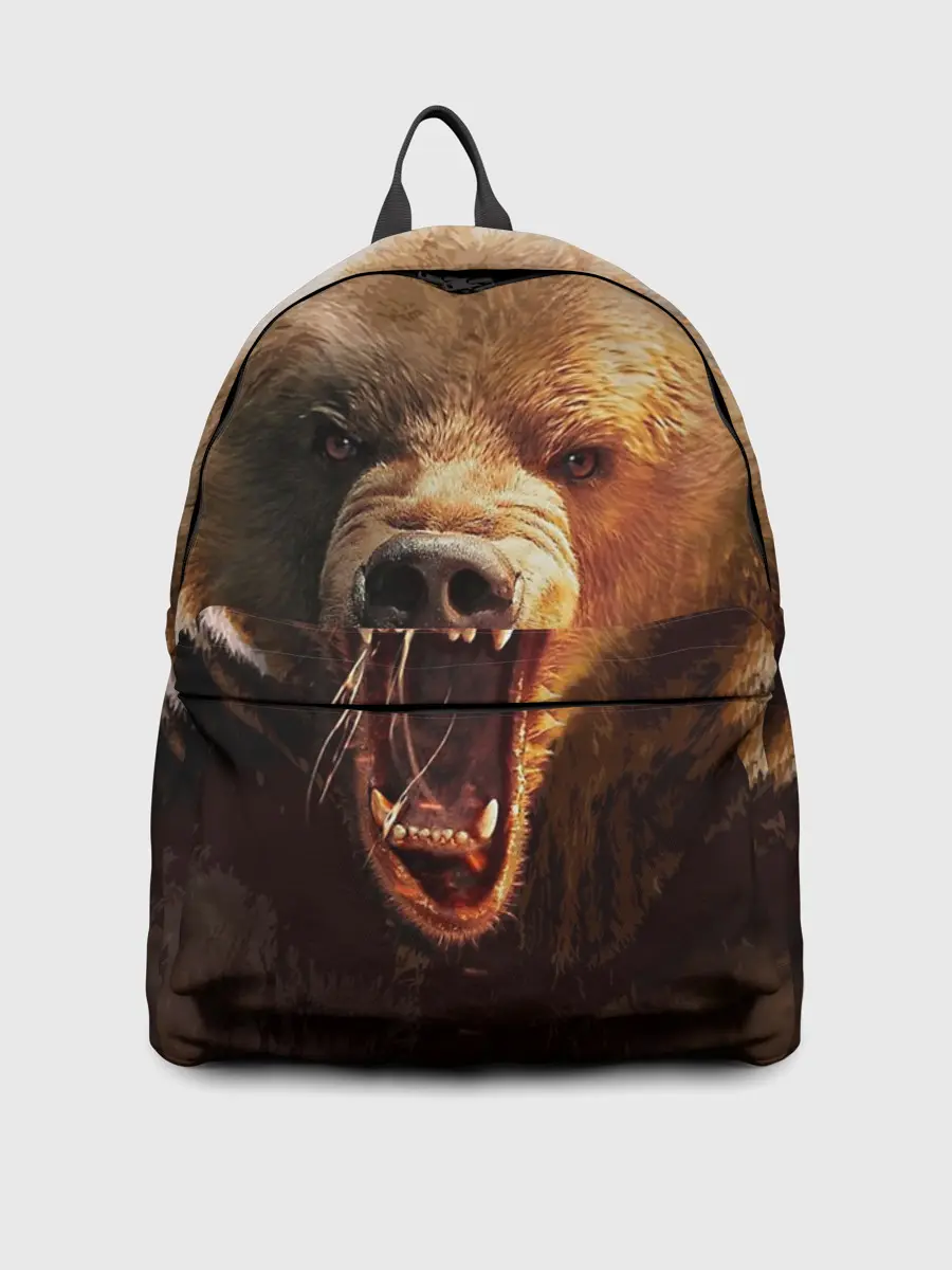 Рюкзак джинсовый / Медведь