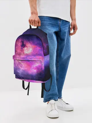Рюкзак джинсовый / Космос