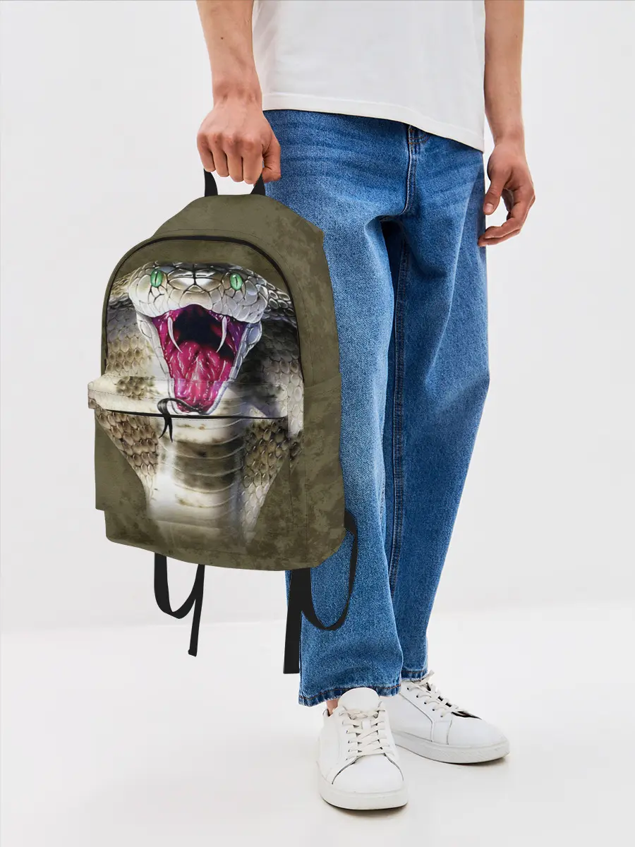 Рюкзак джинсовый / Кобра