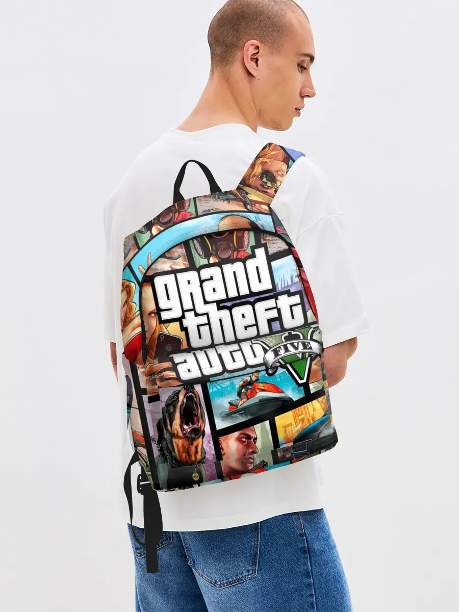 Рюкзак джинсовый / GTA