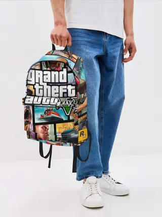 Рюкзак джинсовый / GTA