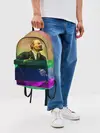 Рюкзак джинсовый / Радужный Ленин