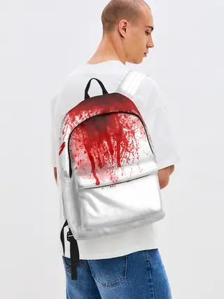 Рюкзак джинсовый / Кровь