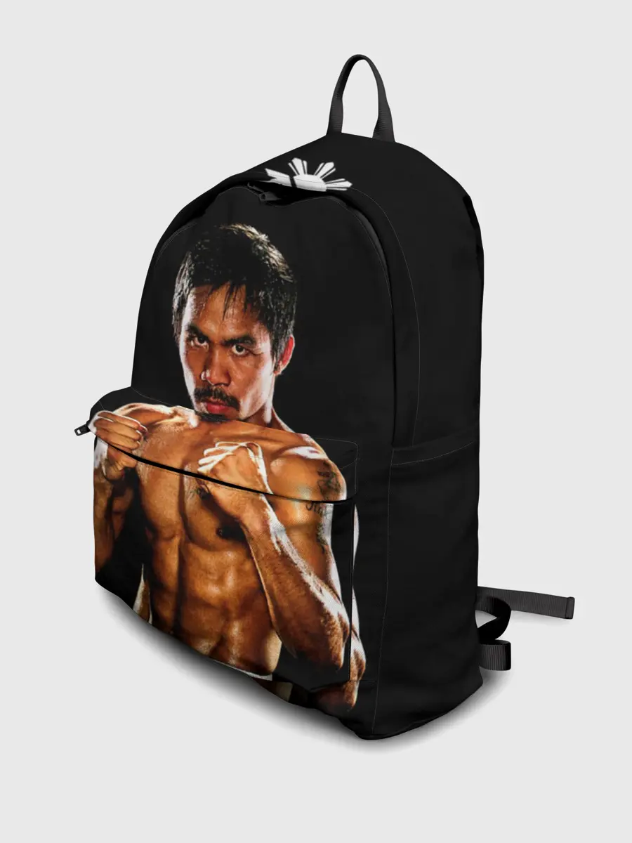 Рюкзак джинсовый / Менни Пакьяо