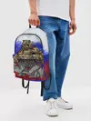 Рюкзак джинсовый / Медведь