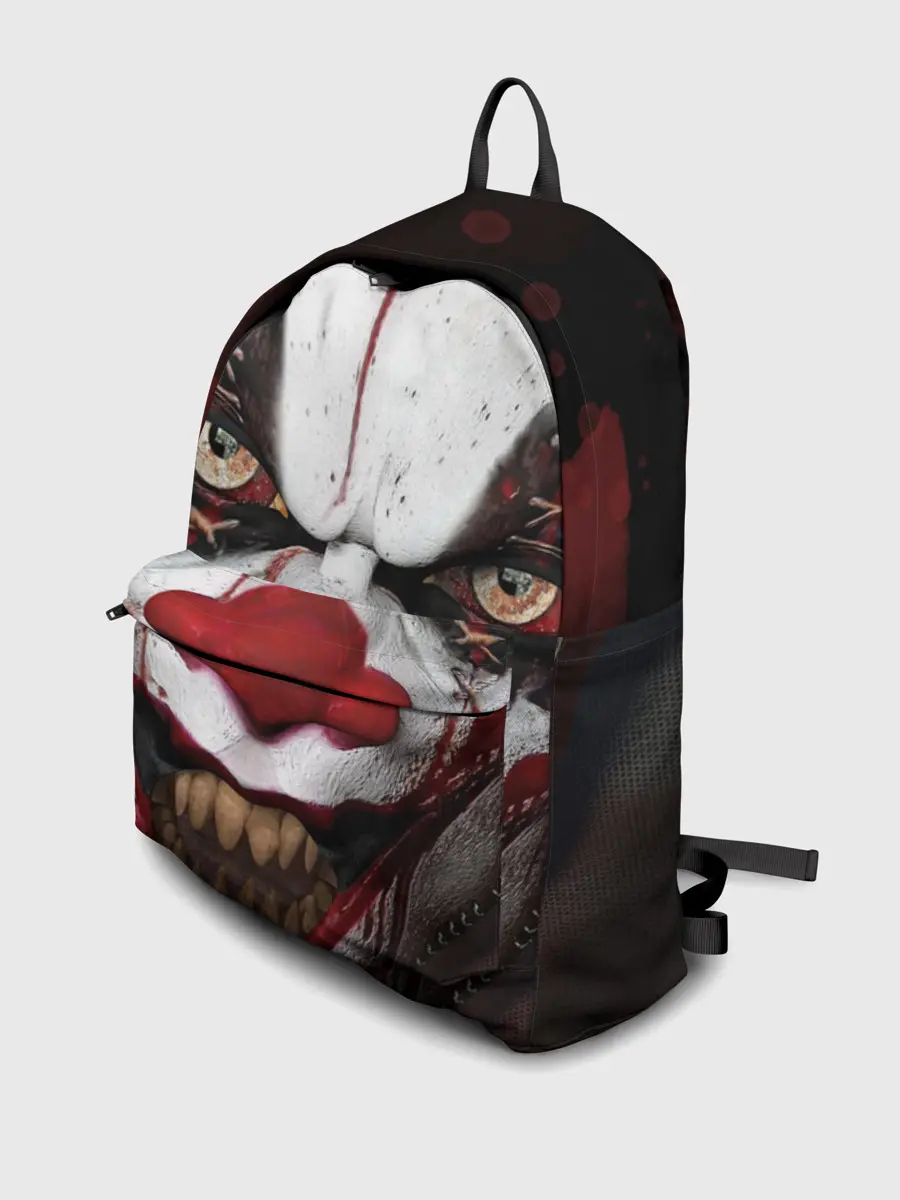 Рюкзак джинсовый / Зомби клоун