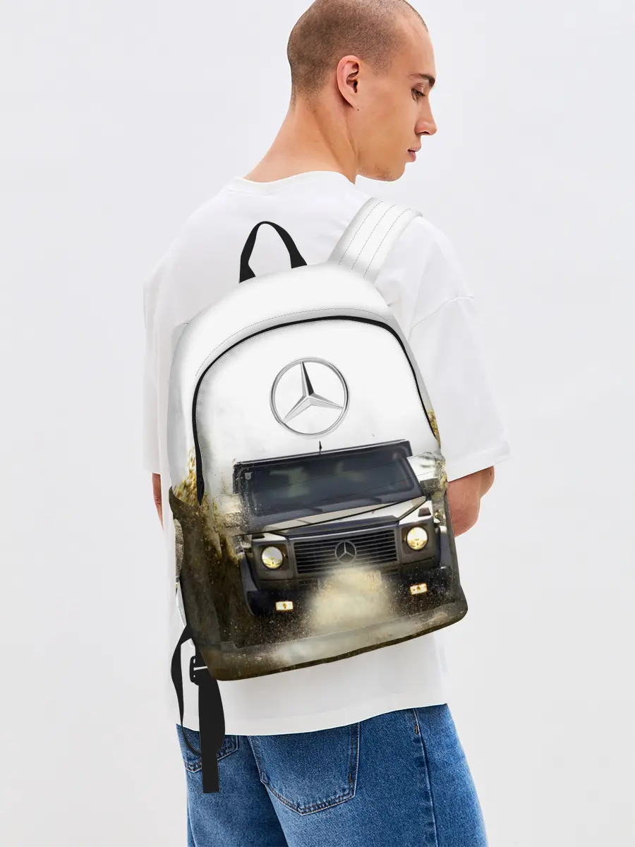 Рюкзак джинсовый / Mercedes