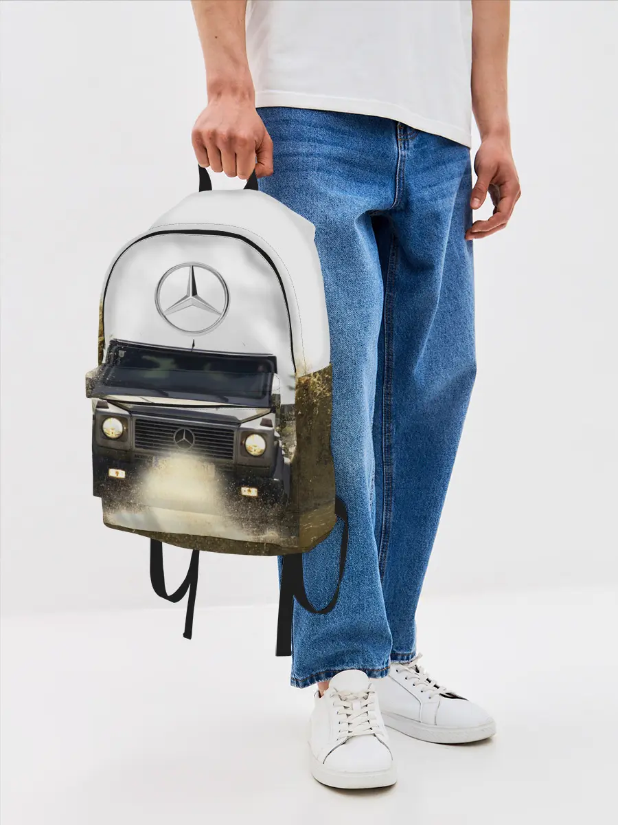 Рюкзак джинсовый / Mercedes