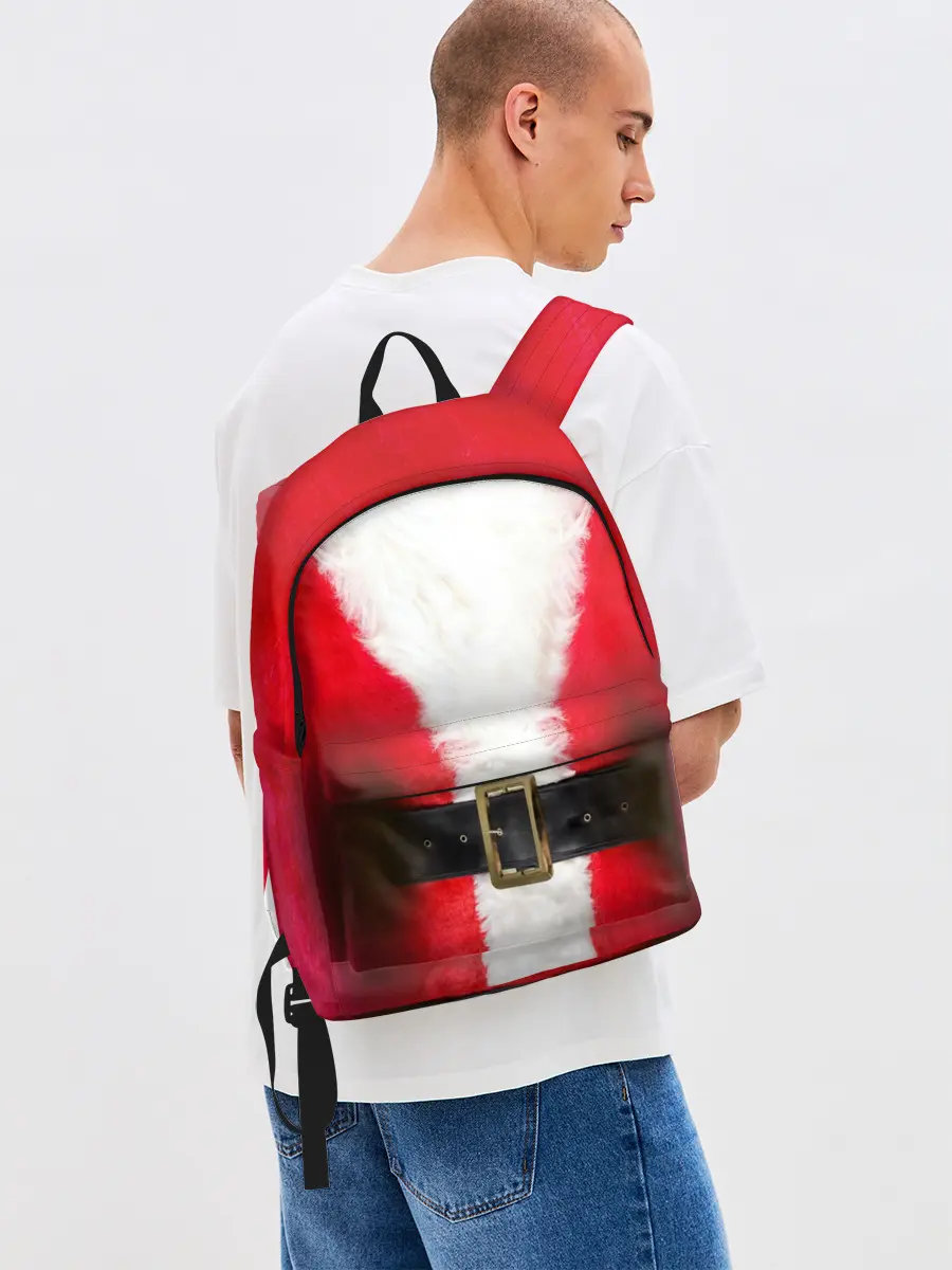 Рюкзак джинсовый / Дед мороз