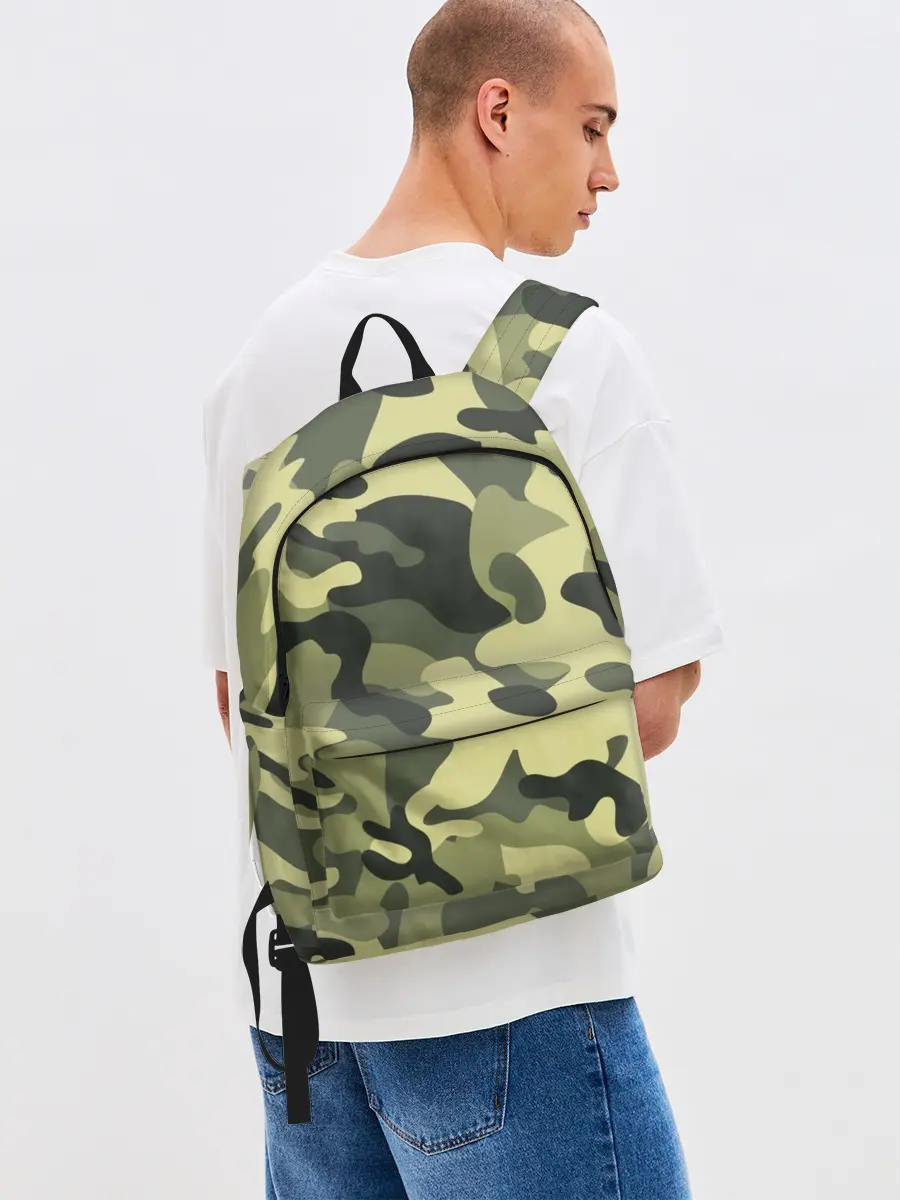 Рюкзак джинсовый / Камуфляж Хаки