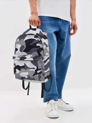 Рюкзак джинсовый / Городской камуфляж