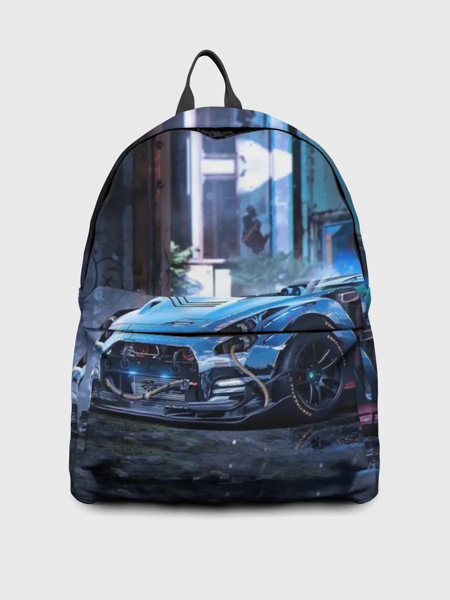 Рюкзак джинсовый / Nissan GTR R35