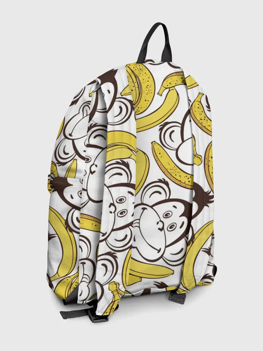 Рюкзак джинсовый / Обезьянки и бананы