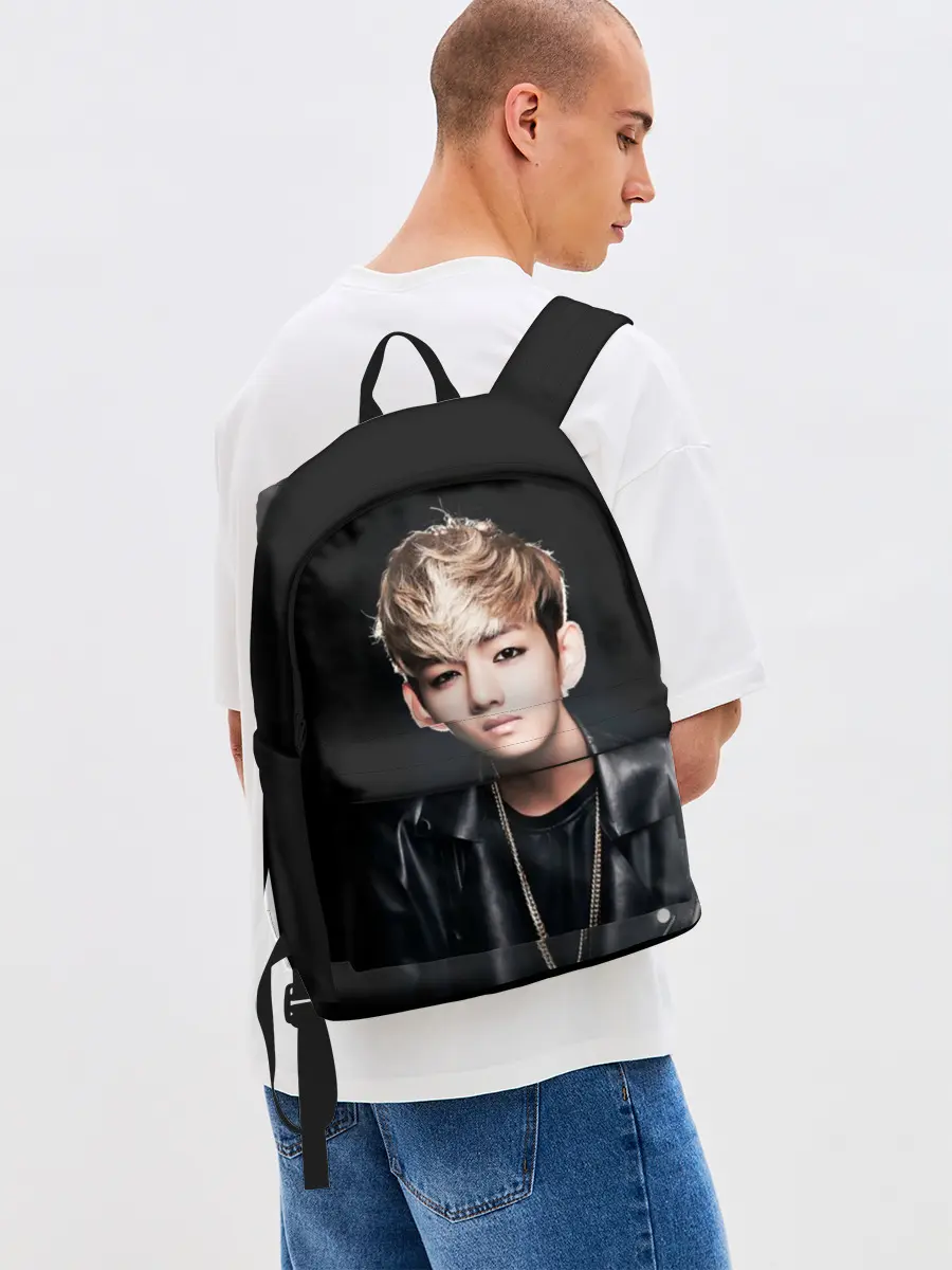 Рюкзак джинсовый / Вишня