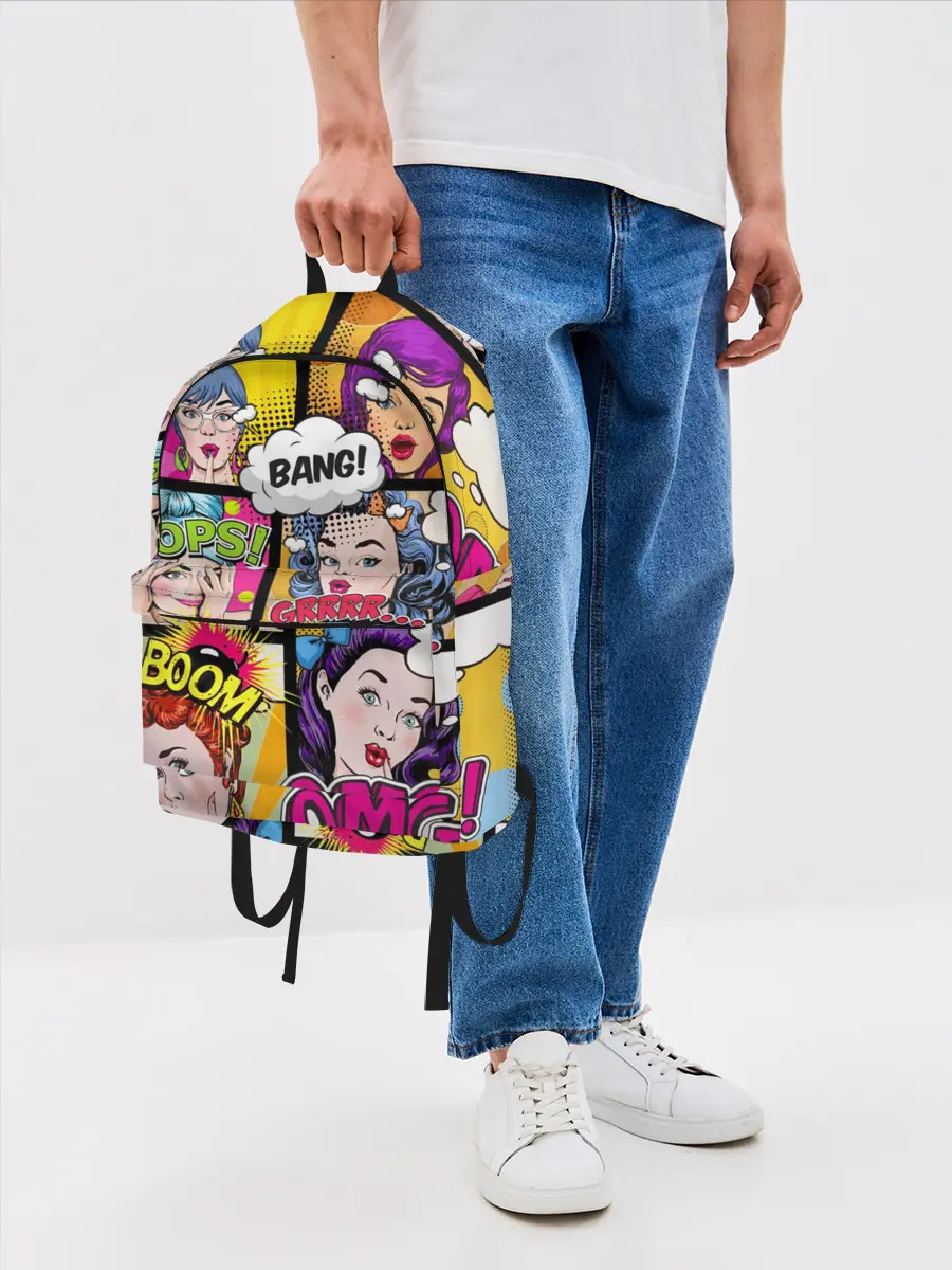 Рюкзак джинсовый / POP ART