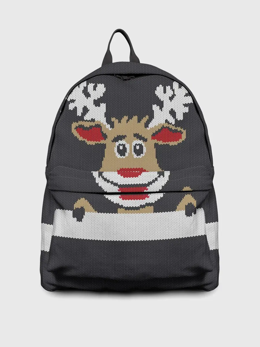 Рюкзак джинсовый / Олень