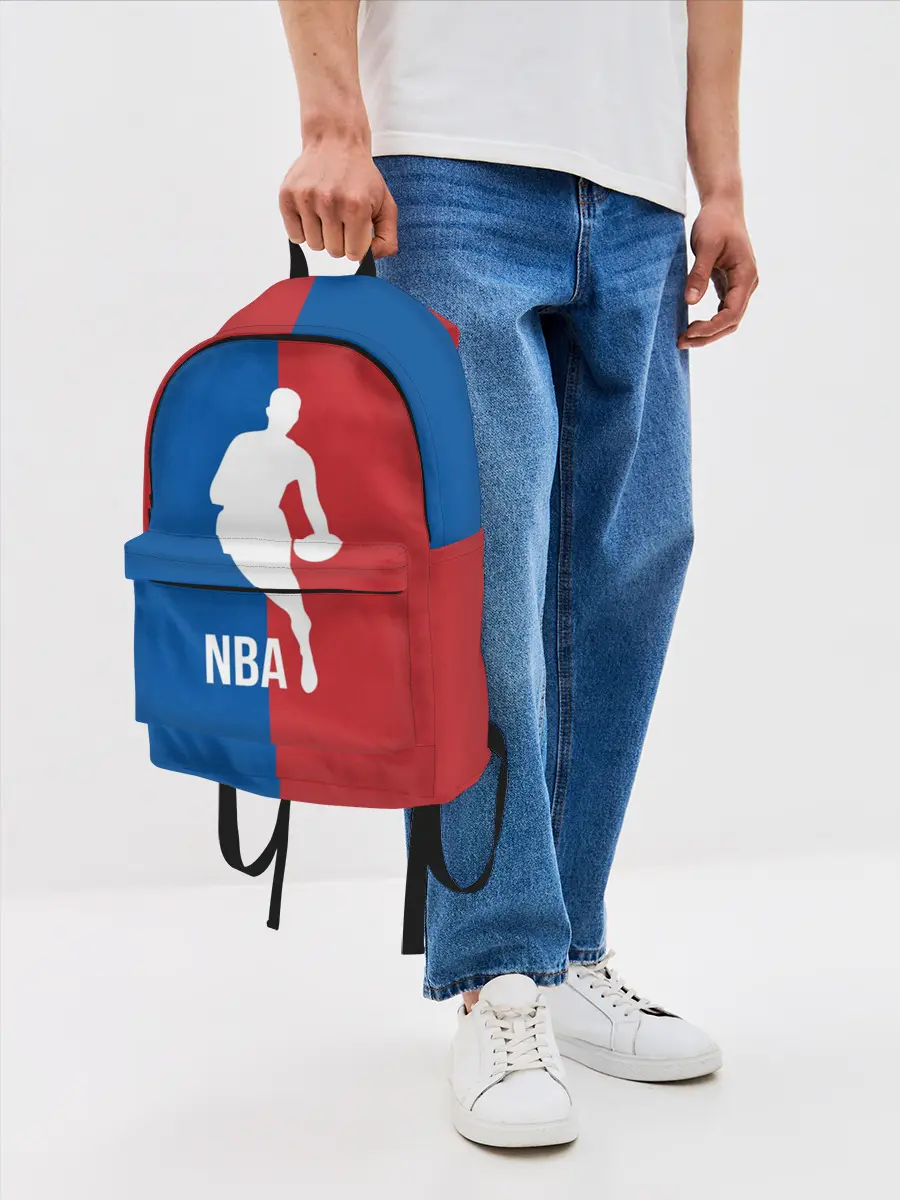 Рюкзак джинсовый / Эмблема NBA