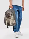 Рюкзак джинсовый / Мопс в кепке