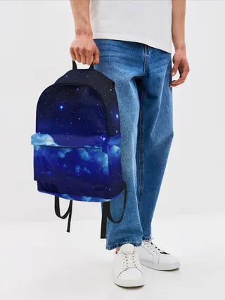 Рюкзак джинсовый / Звёздное небо