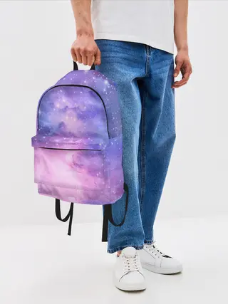 Рюкзак джинсовый / Галактика