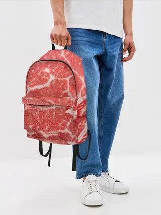 Рюкзак джинсовый / Кусок мяса