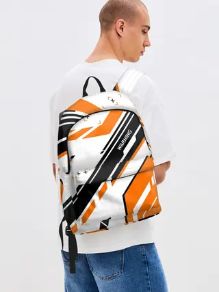 Рюкзак джинсовый / cs:go - Asiimov P90 Style