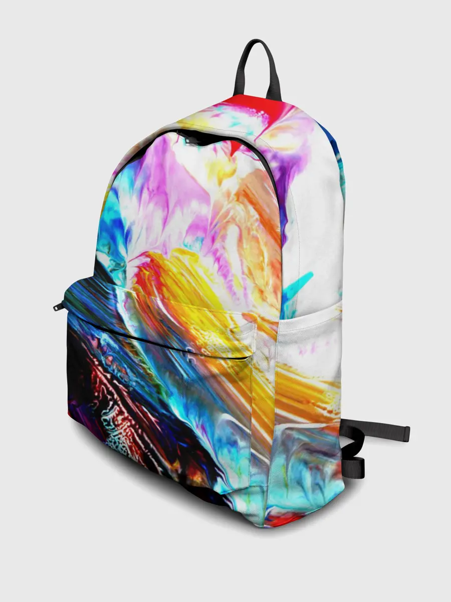 Рюкзак джинсовый / Абстракция красок