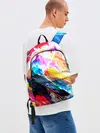Рюкзак джинсовый / Абстракция красок