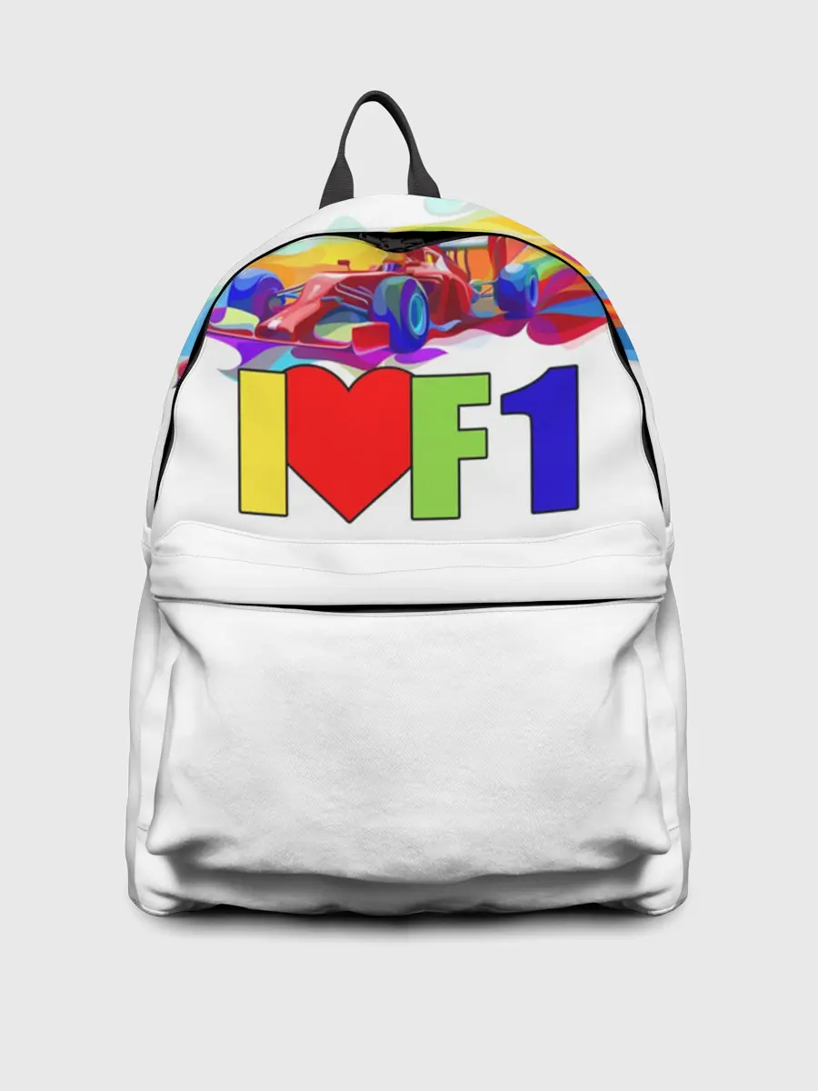 Рюкзак джинсовый / Я люблю F1