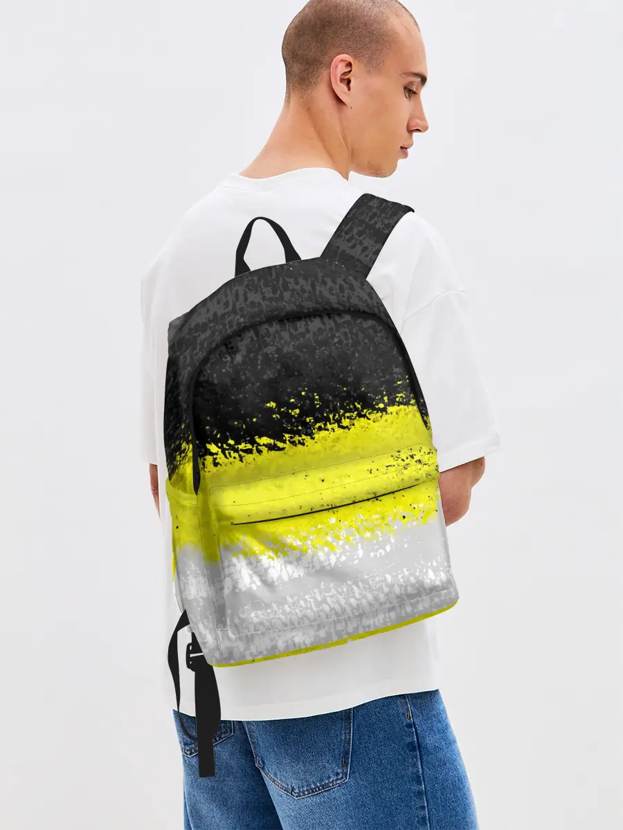 Рюкзак джинсовый / Имперский флаг России 1858года