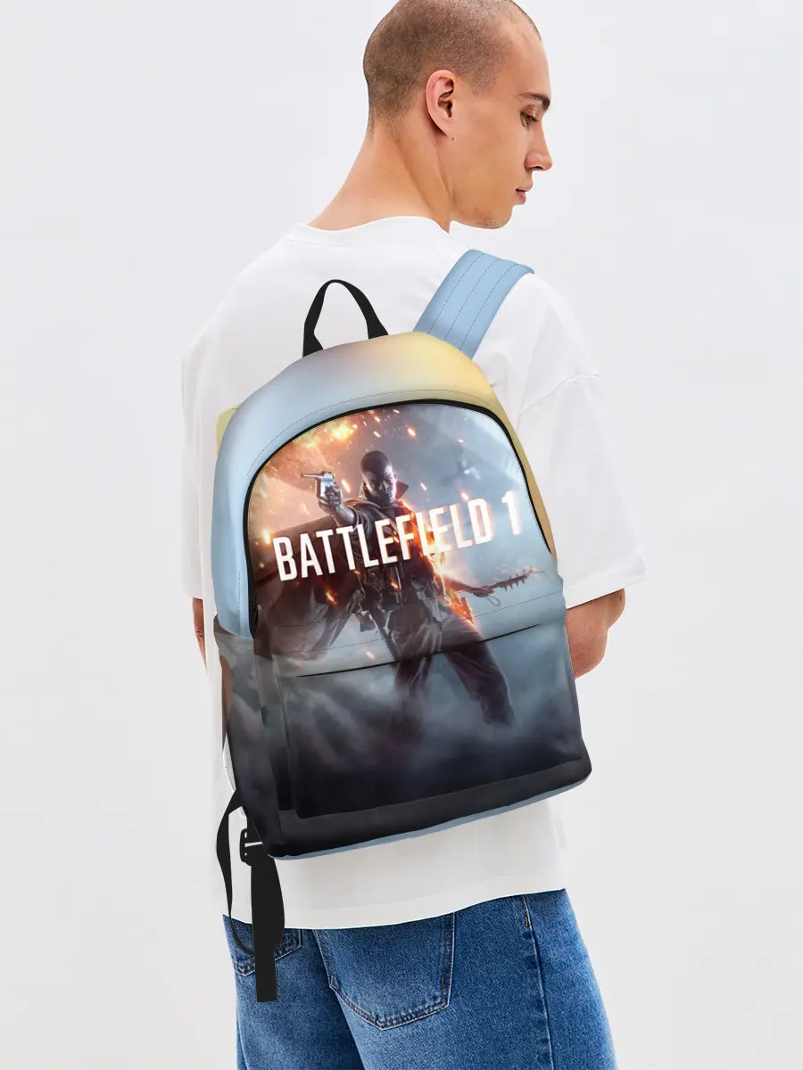 Рюкзак джинсовый / Battlefield 1 | Под дирижаблем