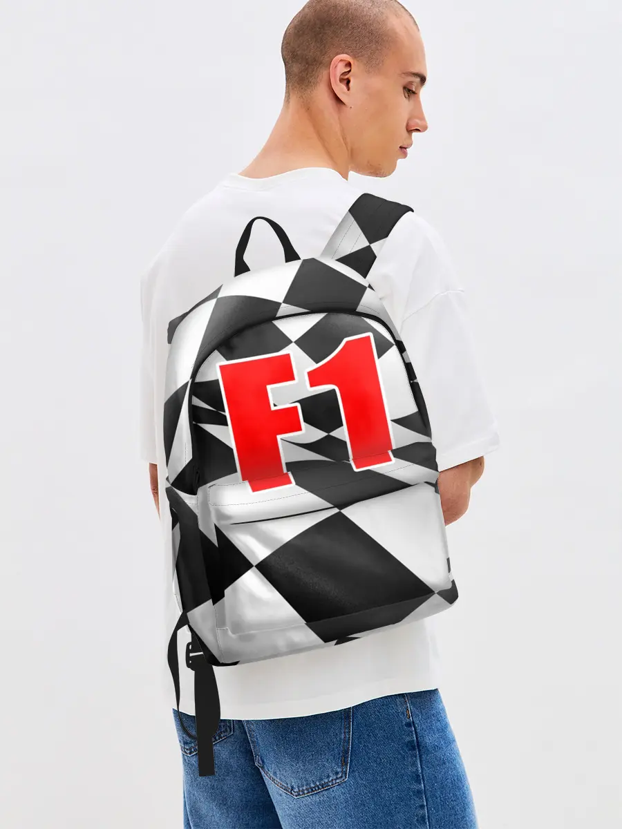 Рюкзак джинсовый / Формула 1