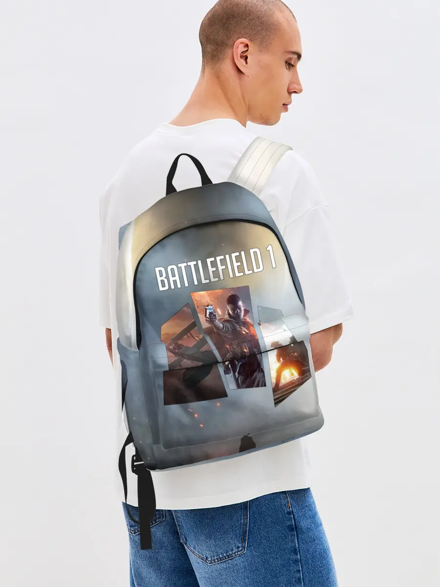 Рюкзак джинсовый / Battlefield 1