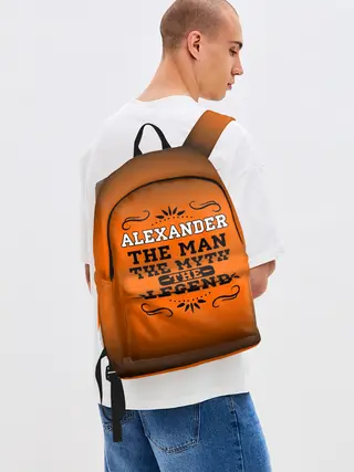 Рюкзак джинсовый / Александр