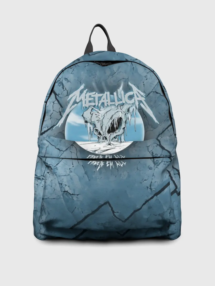 Рюкзак джинсовый / Metallica, freeze em all